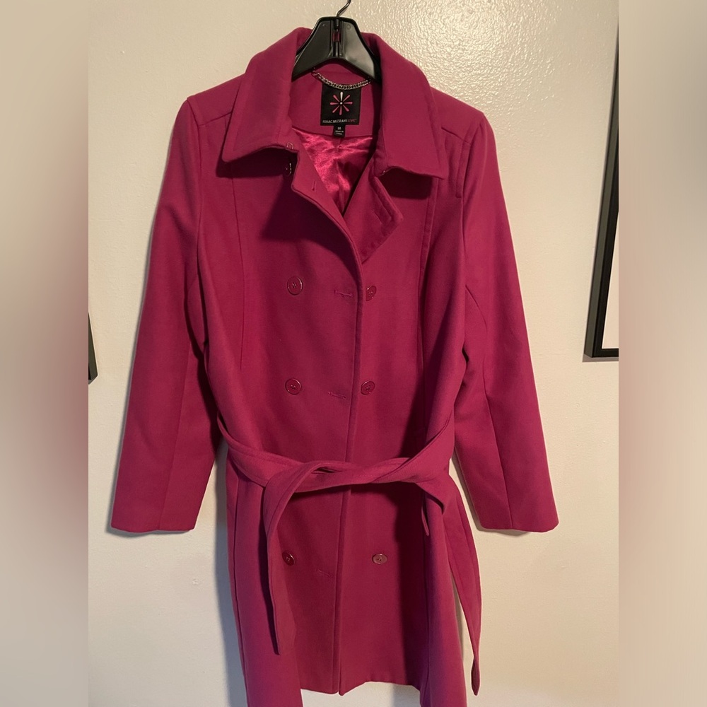 Pink Pea Coat Jacket